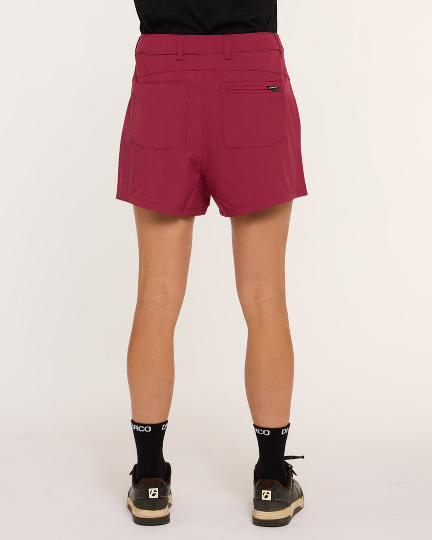 Womens Pit Shorts | Sangria