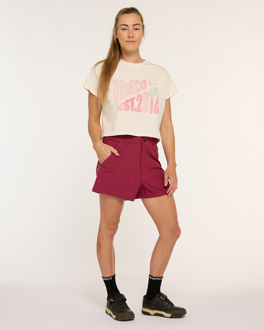 Womens Pit Shorts | Sangria