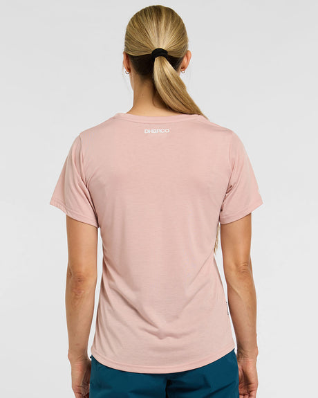 Womens Tech Tee | Dusty Rose