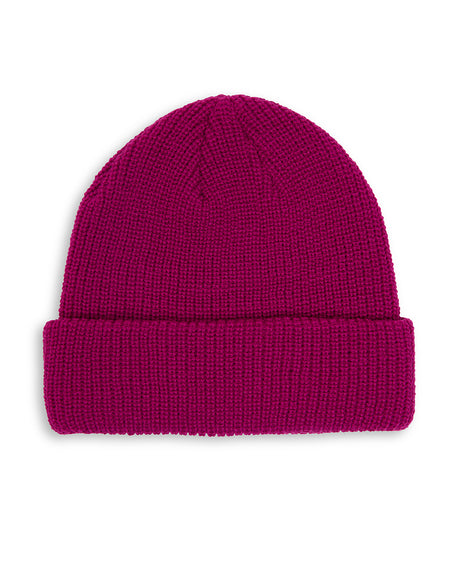 Loose U-Knit Beanie | Sangria