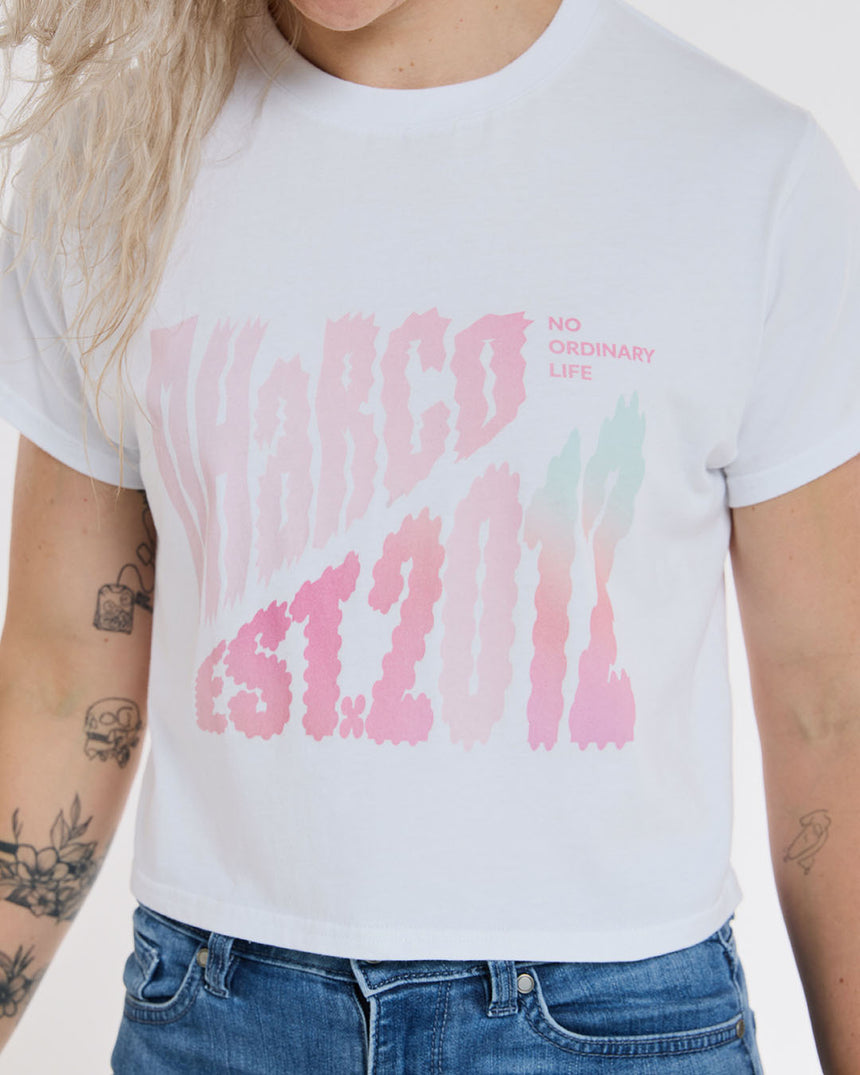 Womens Cotton Crop | White