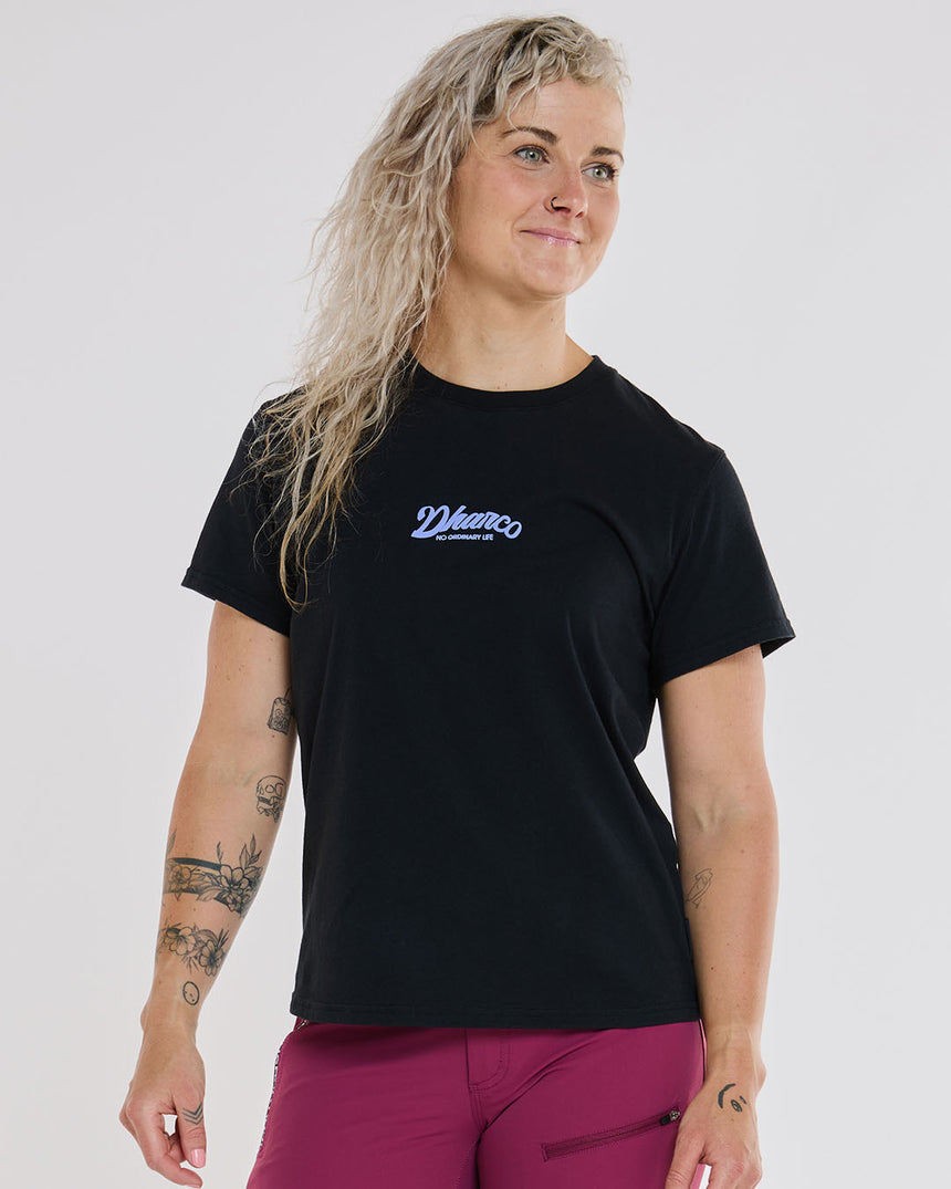 Womens Cotton Tee | Black