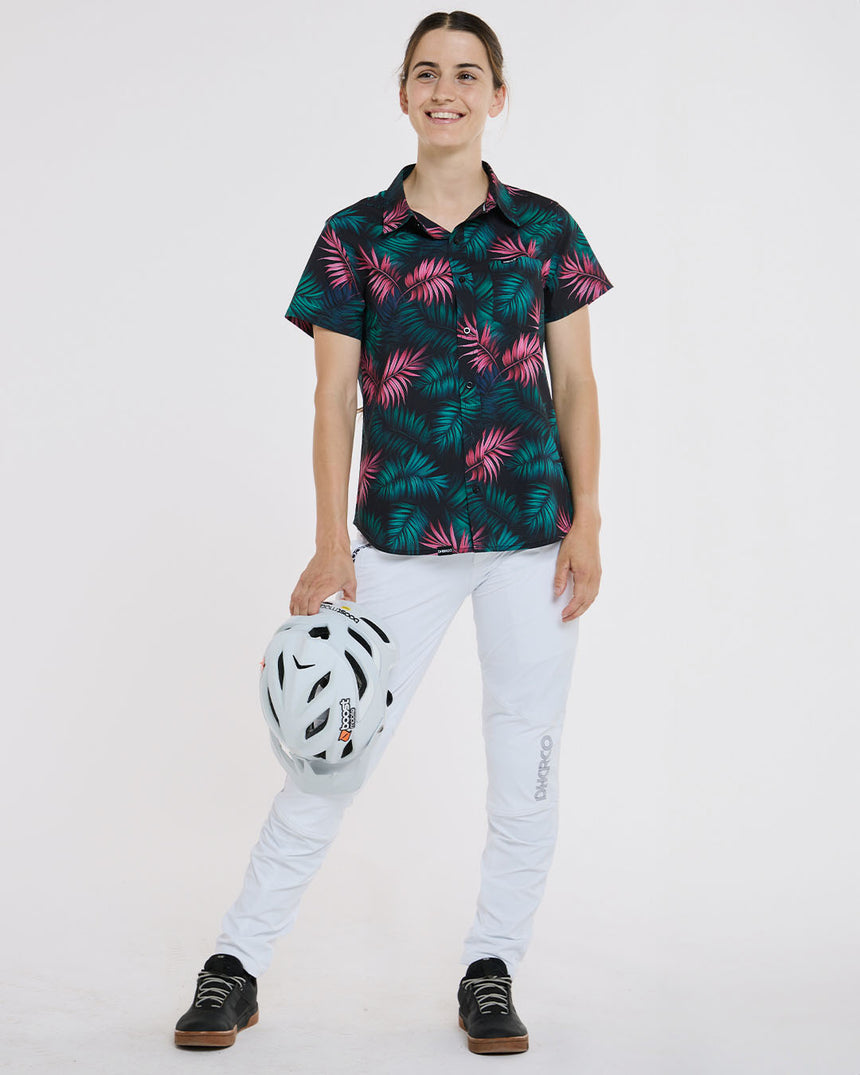 Womens Tech Party Shirt | Dark Fern