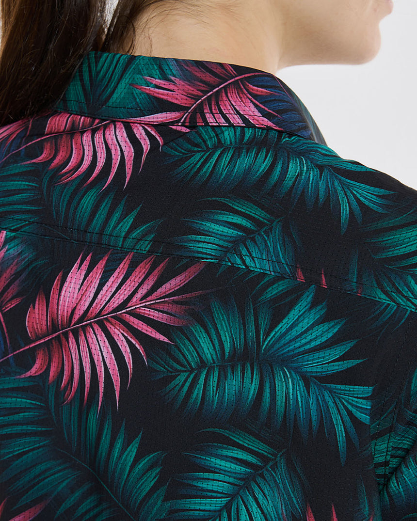 Womens Tech Party Shirt | Dark Fern