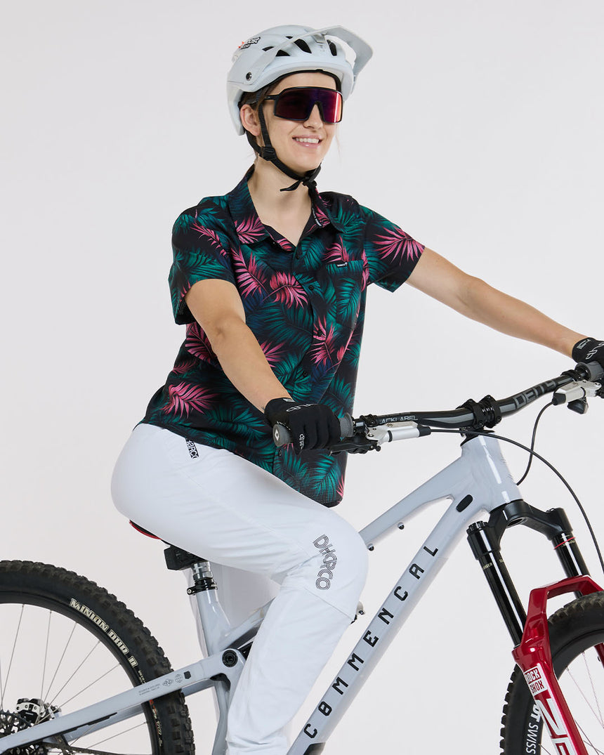 Womens Tech Party Shirt | Dark Fern